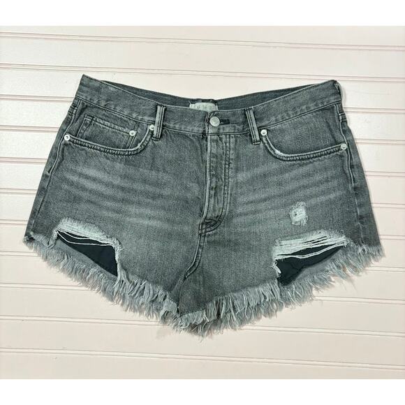 We The Free Loving Good Vibrations Cutoffs in Black Size 31 - Picture 5 of 8